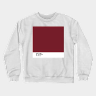 pantone 19-1652 TCX Rhubarb Crewneck Sweatshirt